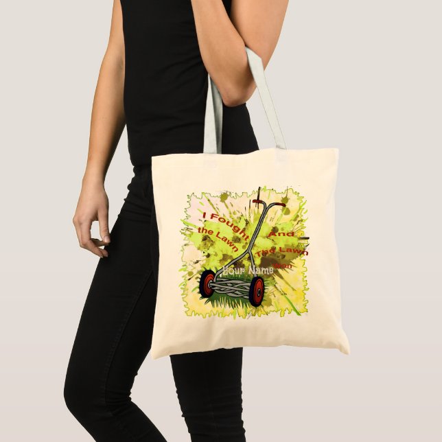 Bolso De Tela Papá Cortacésped   (Anverso (producto))