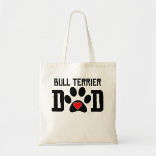 Bolso De Tela Papá de bull terrier