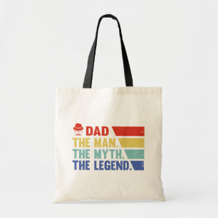 Bolso De Tela Papá. El Hombre, El Mito, La Leyenda.