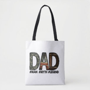 Bolso De Tela Papá - el hombre el mito la leyenda Papá; padre; g
