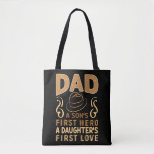 Bolso De Tela Papá - El primer héroe del hijo, el primer amor