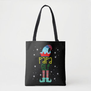 Bolso De Tela Papa Elf - Feliz Navidad - Papá Noel - Ho-Ho