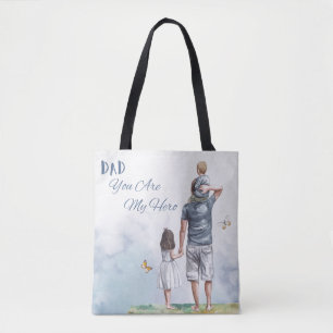 Bolso De Tela Papá, eres mi héroe