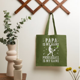 Bolso De Tela PAPA es mi nombre PICKLEBALL es mi regalo para DAD