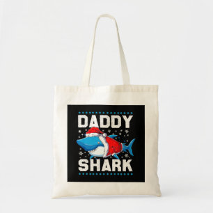 Bolso De Tela Papá Tiburón Santa Día del Padre