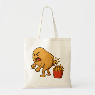 Bolso De Tela Papas Fritas Francesas Defecando l Papas Fritas Di