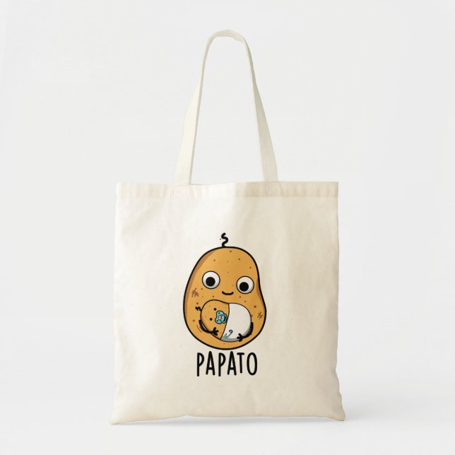Bolso De Tela Papato Funny Potato Pun (Frente)