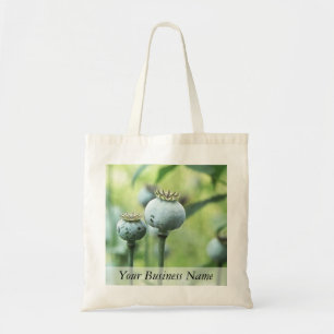 Bolso De Tela Papaver - cabezas de la semilla del somniferum