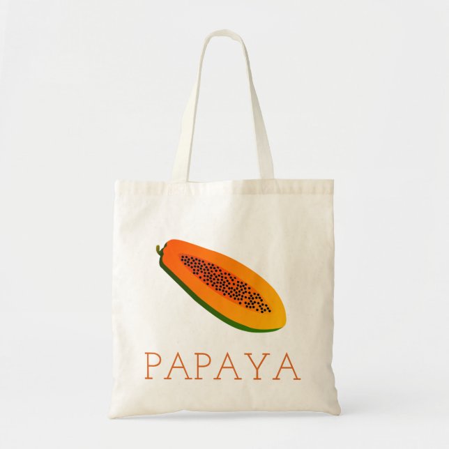 Bolso De Tela Papaya (Frente)