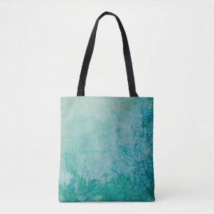 Bolso De Tela Papel con el extracto azul, verde, y negro de la