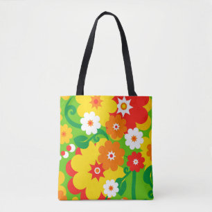 Bolso De Tela Papel de fondo de escritorio Funny Flower Power +