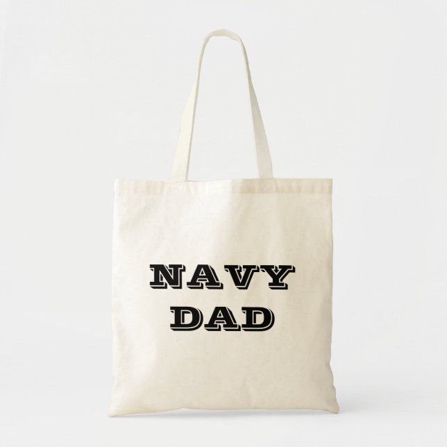 Bolso De Tela Papel de la Marina (Frente)
