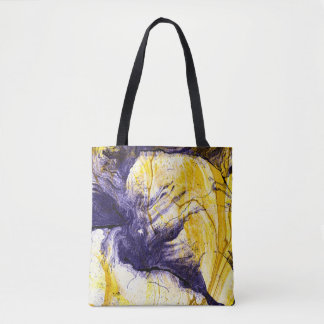 Bolso De Tela Papel de mármol: arte acrílico brillante