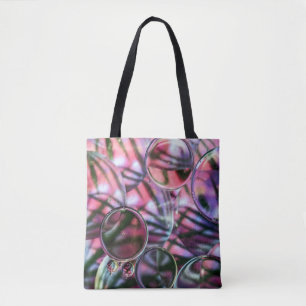 Bolso De Tela Papel de pantalla digital de agua de burbuja