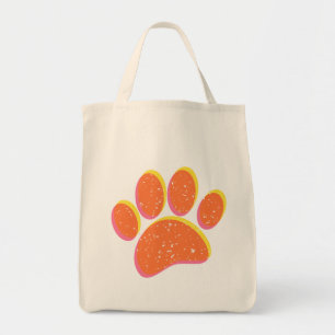 Bolso De Tela Papel de perro de grifo vintage
