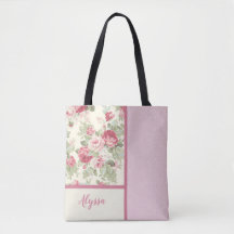 Papel de rosas rosadas y rojas antiguas