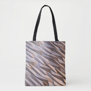 BOLSO DE TELA PAPEL DIGITAL GRIS