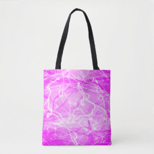 Bolso De Tela Papel digital rosa de mármol-21643