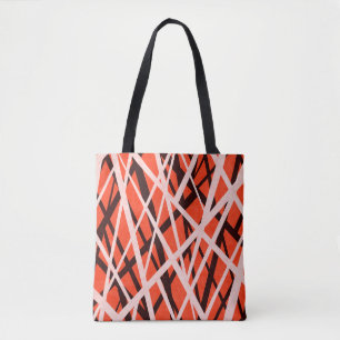 Bolso De Tela Papel geométrico abstracto: textura de alto nivel