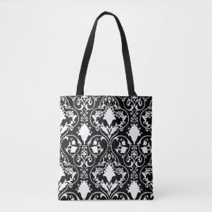 Bolso De Tela Papel pintado antiguo de la voluta