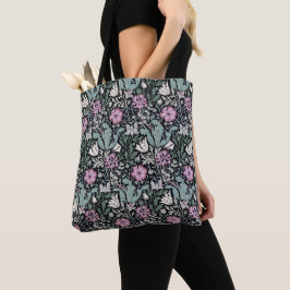 Bolso De Tela Papel pintado victoriano botánico de amapola de Wi