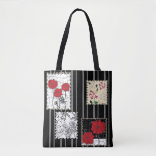 Bolso De Tela Papel retro inmaculado de tela de palomitas