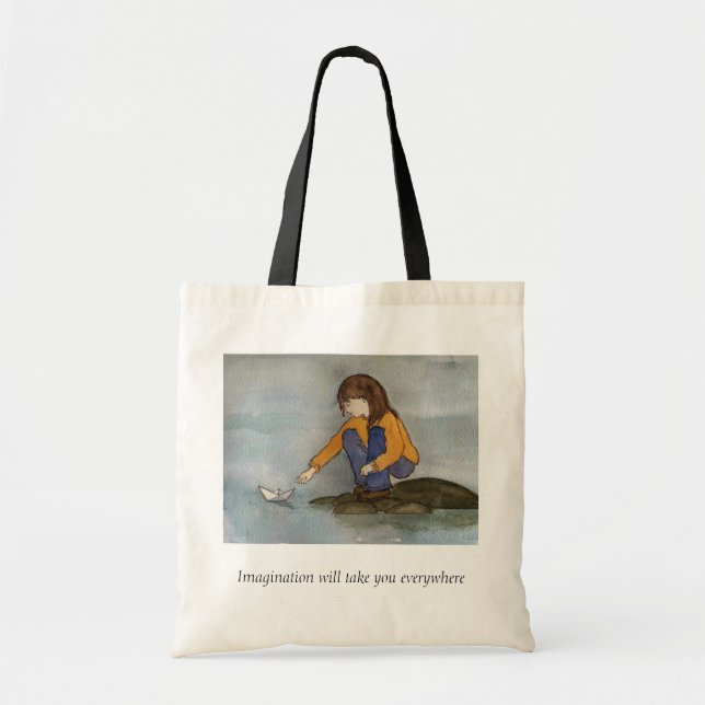 Bolso De Tela Paperboat (Frente)
