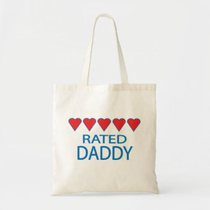 Bolso De Tela Papi de cinco corazones