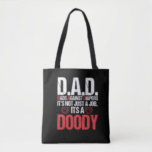 Bolso De Tela Papi nuevo contra el problema de los adultos del n