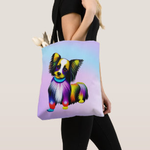 Bolso De Tela Papillion Pop Art Pastel
