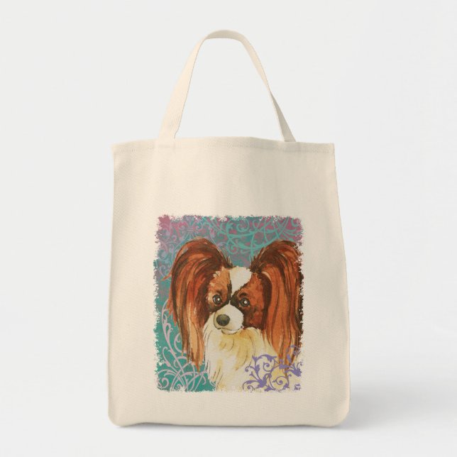 Bolso De Tela Papillón elegante (Frente)