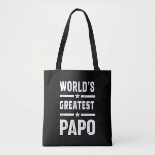 Bolso De Tela Papo Funny más grande del mundo masculino - Día de