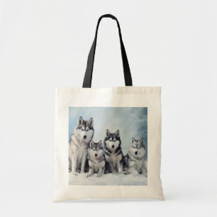 Bolso De Tela Paquete Husky Siberian