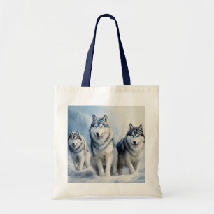 Bolso De Tela Paquete Husky Siberian