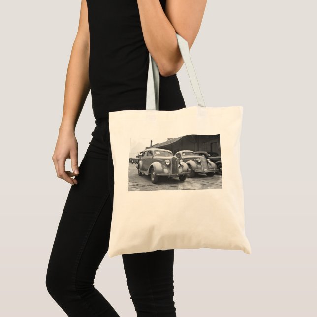 Bolso De Tela Paquetes de época Guay Retro de coches clásicos (Anverso (producto))