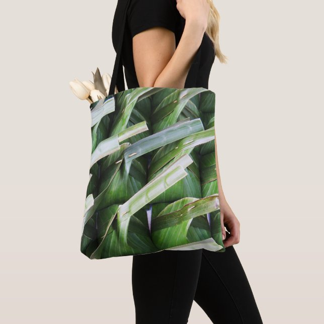Bolso De Tela Paquetes de hojas de plátano envueltos (Detalle)