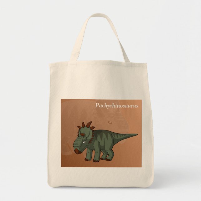 Bolso De Tela Paquirrinosaurio - Dinosaurio antiguo (Frente)