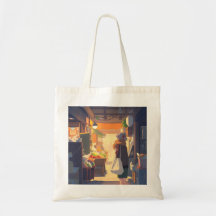 Bolso de tela para compras.
