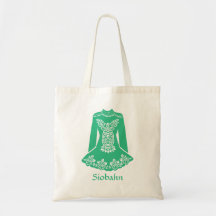 Para los bailarines irlandeses, ropa de baile verd