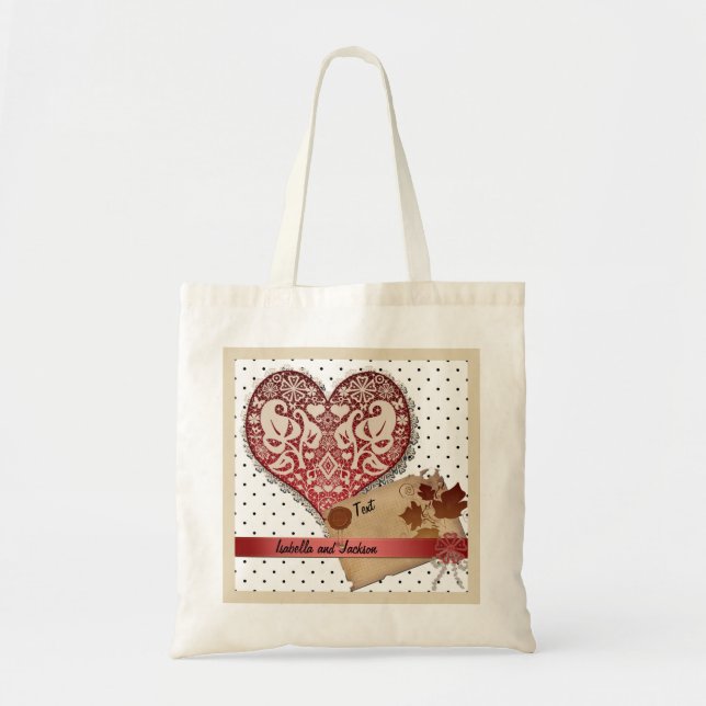 Bolso De Tela Para los seres queridos, amor (Frente)