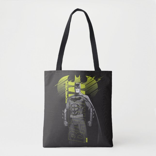 Bolso De Tela Para siempre arte de caracteres de Batman Power Up (Anverso)