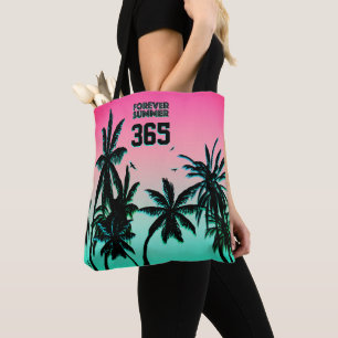 Bolso De Tela Para siempre sorbete rosado del hielo del flamenco