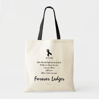 Bolso De Tela Para siempre tote del libro mayor