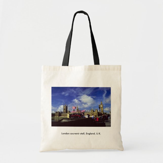 Bolso De Tela Parada del recuerdo de Londres, Inglaterra, Reino (Frente)