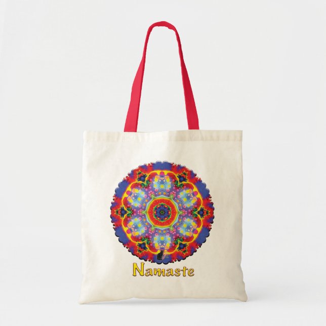 Bolso De Tela Paradigm Namaste Kaleidoscope (Frente)