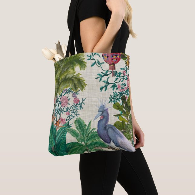 Bolso De Tela Paradise Chinoiserie (Detalle)