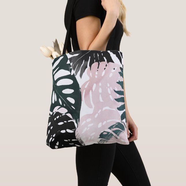 Bolso De Tela Paradise Palm Fronds (Detalle)