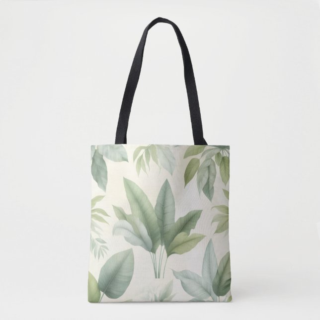 Bolso De Tela Paradise Palms (Anverso)