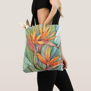 Bolso De Tela Paraíso botánico tropical II