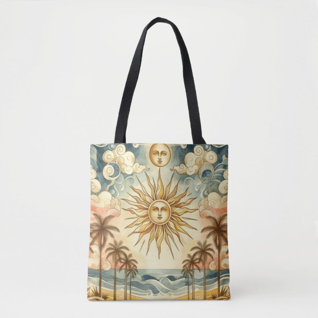 Bolso De Tela Paraíso Celestial (Anverso)